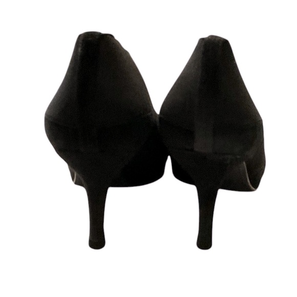 Stuart Weitzman Elastique Bootie Black Ankle Mid High Slip On Spain size 8‎ - Picture 4 of 7